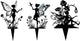 3Ps Garden Decor,Yard Decorations Outdoor,Fairy Decor,Suitable for Courtyard, Flower pots, lawns, Flower beds Decoration, Gifts