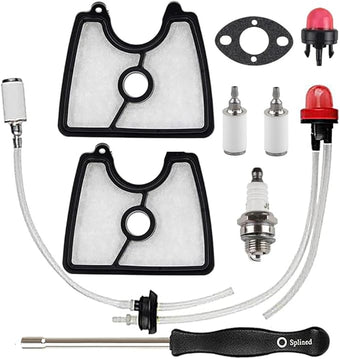 581798001 Fuel Line Kit Air Filter Kit Adjustment Tool for Husqvarna 125B 125BX 125BVX Leaf Blower
