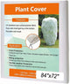 Agfabric Warm Worth Frost Blanket - 0.95 oz 84"x 72" Shrub Jacket, Rectangle Plant Cover for Frost Protection