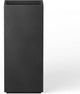 Kante 20.3" H Tall Rectangular Concrete Planter, Modern Square Diameter Plant Pot with Drainage Hole and Rubber Plug for Indoor Outdoor Home Patio Garden, Black