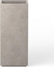 Kante 23.6" H Tall Rectangular Concrete Planter, Modern Square Diameter Plant Pot with Drainage Hole and Rubber Plug for Indoor Outdoor Home Patio Garden, Weathered Concrete