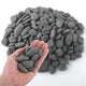 Quibbay 5 lbs Mexican Beach Pebbles, 0.4-1 Inch Natural River Rocks for Indoor Plants Vase Fish Tank Aquarium Fountain, Decorative Stone for Landscaping Garden Paving Walkways Backyard, Grey