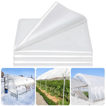 Legigo 12 X 26 Ft Clear Greenhouse Plastic, Plant Covers Freeze Protection