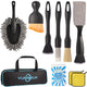 Car Detailing Brush Kit with Detail Brushes,Car Interior Detailing Brushe,Car Dust Brush,Cleaning Gel,Car Interior Cleaning Tool for Truck, SUV, Interior Car Accessories