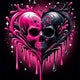 Meothan Diamond Art Kits for Adults, 5D DIY Heart Skull Diamond Painting Kits for Adults Beginners, Diamond Dots Kits Gem Arts Crafts for Living Room Bedroom Offices Home Wall Decor 12X12 Inch