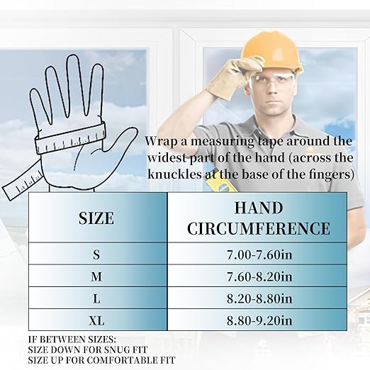 JUMPHIGH Utility Work Gloves Women, UltraLight Safety Work Gloves, MultiFunctional Mechanic Construction DIY Working Gloves, Touchscreen, Flex Grip, Machine Washable (S)