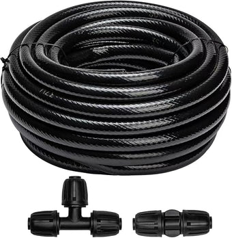 40 FT 1/2 inch Drip Irrigation Tubing Main Line Hose Tube for Garden Irrigation System