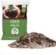 Coco Coir Perlite Mix - Retain Moisture, Improve Drainage & Aeration - Coco Peat Perlite Potting Mix, Loose Organic Potting Soil for Indoor Plants, 2 Quarts