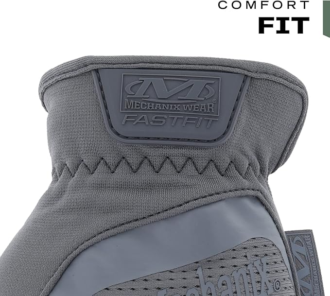 Mechanix Wear FastFit Tactical Gloves - Heavy Duty Lightweight Multipurpose Gloves - Flexible Grip & Reinforced Palm - Touchscreen Capable - X-Large - Wolf Grey