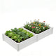 AochiRise 8'x4'x12 Vinyl Raised Garden Bed, Screwless Modular Planter Box