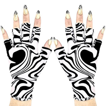 ManiGlovz Large New Psychodelic Trip UV Protection Nail Gloves