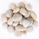 Ausluru 11LB Stones Pebbles River Rocks, 100% Natural Hand-Picked Premium Decorative Pebbles, Ideal for Garden Landscaping, Home Decor, Aquariums, Painting, Crafting and Gifts, Cream White