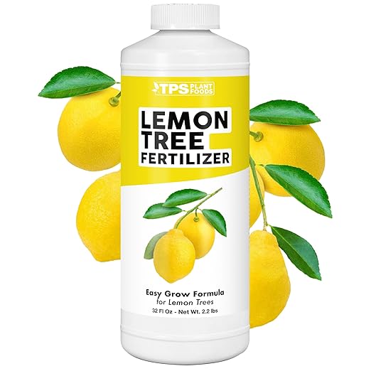 Lemon Tree Fertilizer for Lemon Trees and Citrus, Liquid Plant Food, 32 oz (1 Quart)