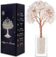 MAGIC AND MIRACLES Clear Quartz Crystal Tree of Life, Office Home Decor, Christmas Birthday House Warming Anniversary Motivational Gifts, Spiritual Meditation Yoga Plant for Women Daughter Adult