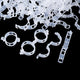100 Pcs Plant Support Clips,Plastic Clips for Securing Plants,Tomato Vine Clips,Plant Fixing Clips,Garden Clips for Climbing Plants,Grape and Vine Vegetables (100, White)