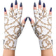 ManiGlovz - The Original UPF 50+ UV Light Protective Nail Gloves | Gel Manicure Gloves and Anti UV Fingerless Gloves for Women | Can be Used as Sun Protection Gloves for Driving | The Vogue Print