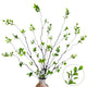 4 Pcs Artificial Ficus Branches for Vase Faux Eucalyptus Stems Branches