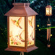 Single Palace Lantern, Wind Chime Hummingbird, Decorative Mobiles Gifts, Solar Hummingbird Wind Chimes, Gifts for Mom, Women, Grandma, Garden Courtyard Lawn Decor, Gift for Christmas and New Year