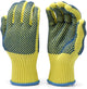 G & F Products unisex adult Latex cut resistant work gloves, Yellow, X-Large US