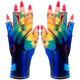 ManiGlovz -The Original Dermatologist Recommended UPF 50+ UV Protective Manicure and Sunblock Fingerless Gloves, Sun Protection, Driving and Gel Manicure Gloves in Spellbound