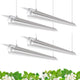 Barrina T8 Grow Lights for Indoor Plants, 4FT Full Spectrum Grow Light, 168W(4 x 42W), Plant Lights for Greenhouse Indoor Growing, V-Shape with Reflector, Linkable, 5000K Daylight White, 4 Packs