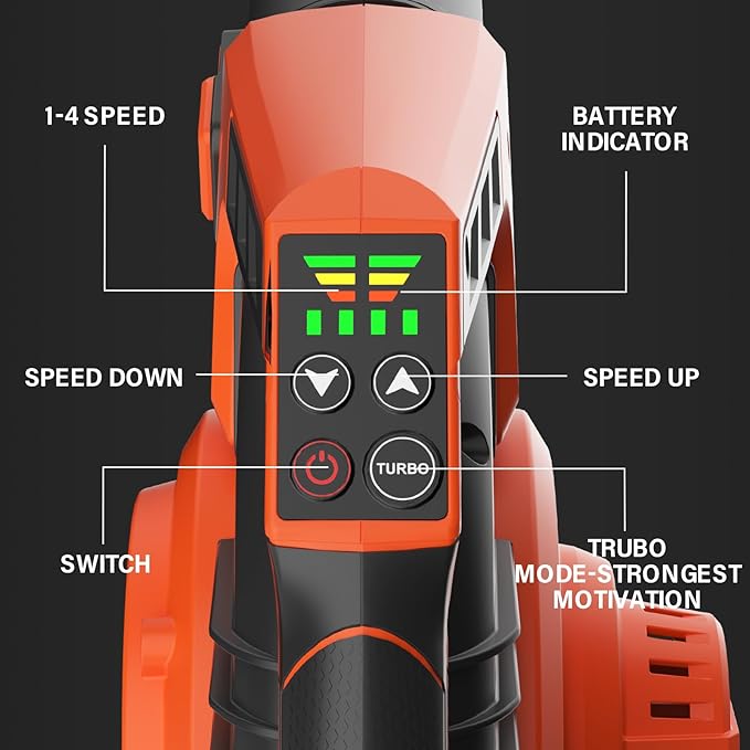 MAXLANDER Cordless Leaf Blower & Vacuum with Bag, 3-in-1 Brushless Battery Powered Leaf Vacuum Mulcher 40V 170MPH 360CFM 5 Speeds Leaf Blowers for Lawn Care 2x4.0Ah Battery & Charger Included