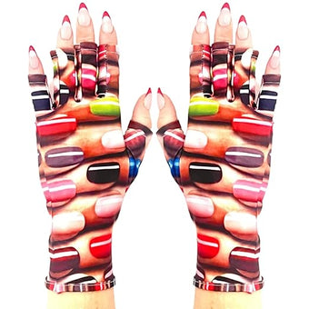 ManiGlovz - The Original UPF 50+ UV Light Protective Nail Gloves | Gel Manicure Gloves and Anti UV Fingerless Gloves for Women | Can be Used as Sun Protection Gloves for Driving | Nails B4 Males