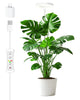 yadoker Plant Grow Light,LED Growing Light Full Spectrum for Indoor Plants,Aluminum Black Plant Lights,Height Adjustable, Automatic Timer, 5V Low Safe Voltage