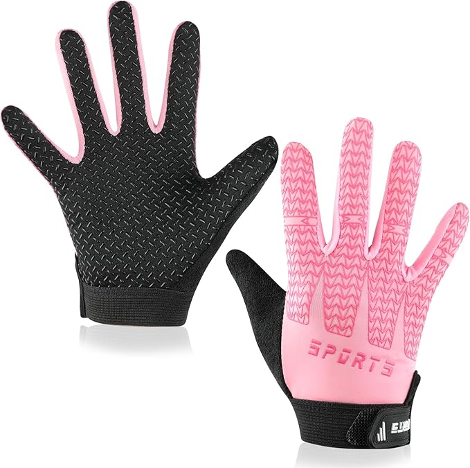 Kids Sport Cycling Glove, Non-Slip Boys Girls Kids Fishing Gloves for Child Cycling Climbing Riding Biking Outdoor Sports