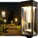 BITPOTT Solar Lights Outdoor, 2-in-1 Warm&Cool, 2 Pack Bright Solar Pathway Lights Waterproof IP65, Long Lasting Solar Path Light for Yard, Patio, Lawn, Garden, Landscape Decoration Lighting