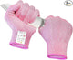 Evridwear Cut Resistant Gloves Food Grade Level 5 Kitchen Safety Protection (Medium, Pink)