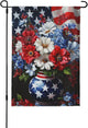 Flowers Garden Flag 12x18 Inch Double Sided Polyester Outdoor Flag For Patio Lawn Yard And Garden Decor