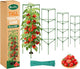 [Upgraded] ZeeDix 65 Inch Tall Tomato Cages for Garden, 4 Pack Large Plant Trellis Support Stakes for Climbing Plants, Heavy Duty Adjustable Tomatoes Cage for Pots, Raised Garden Bed Outdoor Supplies