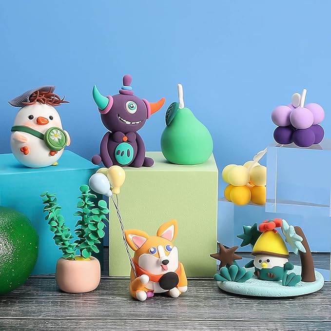 CiaraQ Modeling Clay Kit - 36 Colors Air Dry Ultra Light Clay, Safe & Non-Toxic, Great Gift for Kids.