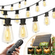 addlon 72FT Solar String Lights Outdoor, Waterproof Dimmable 24+2 LED