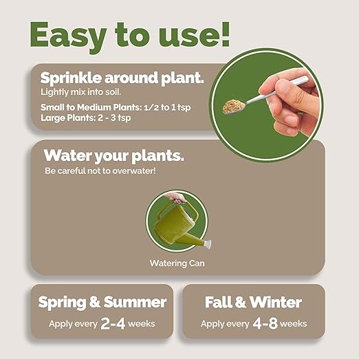 Bonsai Fertilizer, Organic Slow Release Dry Granular Plant Food for Bonsai Trees (6 Ounces)