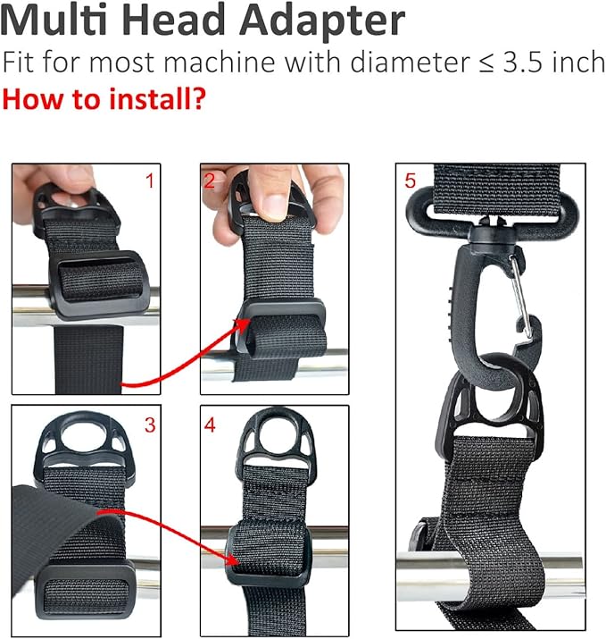 Trimmer Strap for Weed Eater Shoulder Strap Easy Release Brush Cutter Harness Compatible with EGO String Trimmer, Leaf Blower