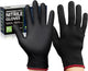 BBQ Gloves Heat Resistant - 6 Cotton Liners, 100 Food Grade Disposable Nitrile Gloves for Safe Cooking and Grilling
