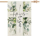 CROWNED BEAUTY Easter House Flag Floral Cross He is Risen 28x40 Inch Double Sided Large Holiday Welcome Decoration for Outside Yard
