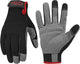 HANDLANDY Work Gloves for Men & Women, Utility Mechanic Working Gloves Touch Screen, Flexible Yard Work Gloves