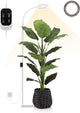 GLOWRIUM 24W LED Grow Light for Indoor Plants, 23.5-71" Adjustable Height, 3-Growing Full Spectrum for Tall Grow Light, High PPFD, 3/9/12/16H Timer, 6-Level Dimming, Ideal for Large Tall Plants