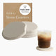 Dorai Home Stone Coaster Set – 4 Absorbent Diatomite Coasters for Instant Drying, Modern Design, Sandstone