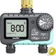 RAINPOINT Sprinkler Timer 2 Outlet, Water Timer for Garden Hose, for Yard Outdoor Watering, Rain Delay/Manual/Automatic System Controller Brass Inlet, V2