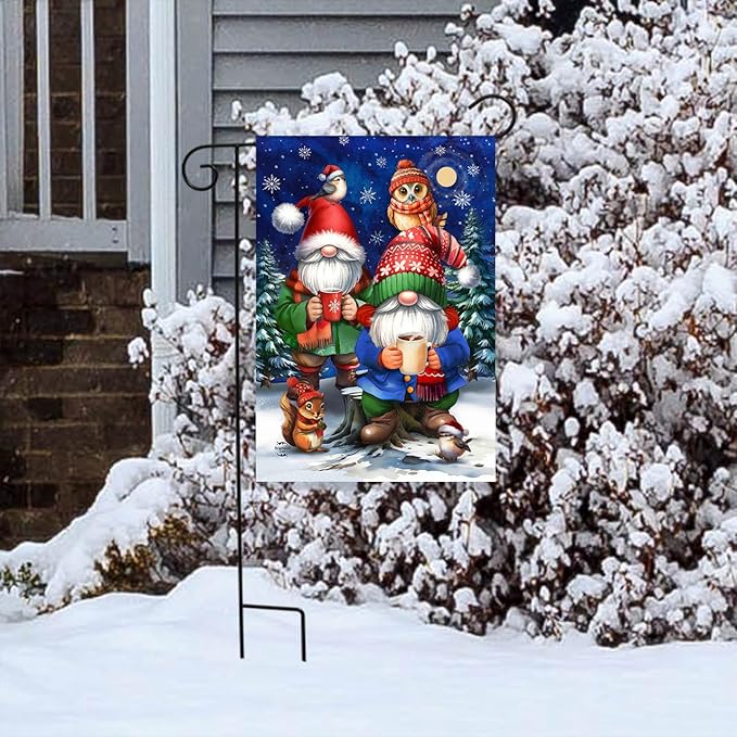 Briarwood Lane Warm Wishes Gnomes Garden Flag