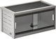 New Age Pet ECOFLEX Small 24" Reptile Habitat Enclosure, Glass Front Terrarium for Snakes, Lizards & Tortoises, in Maple or Grey, Easy to Clean, Front Access Design