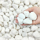 FANTIAN 10 lbs White Gravel for Landscaping, 1-2 Inch Pebbles for Indoor Plants, Decorative River Rocks for Succulent, Vases, Aquariums, Crafting and Garden