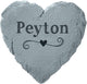 Let's Make Memories Personalized Garden Stone - Resin - Custom Garden Décor - Love Grows Here Round Stone with Heart Cutout - for Dad - for Father's Day