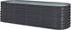 BlueWish 8ftx2ftx2ft Raised Garden Beds Outdoor with 2 Aluminum Support Rods, Raised Beds for Gardening with Galvanized Steel, Rubber Strips, Garden Boxes Outdoor Raised for Backyard, Garden, Lawn
