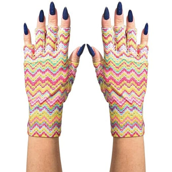 ManiGlovz - The Original UPF 50+ UV Light Protective Nail Gloves | Gel Manicure Gloves and Anti UV Fingerless Gloves for Women | Can be Used as Sun Protection Gloves for Driving | Miss Soni
