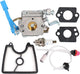 Carburetor for Husqvana 125B 125BX 125BVX B125 590460102 28cc 2-Cycle Gas Powered 170 Mph Leaf Blower Part 590460102 545081811 5450818-11